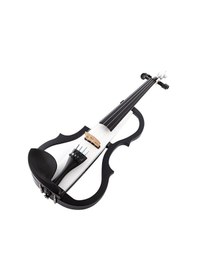 Resim Kinglos Kng Sdds-1802 Elektro Keman 4/4 - Beyaz Kutulu Zarif Beyaz Parlak Finish, Amfi Uyumluluğu Ve Profesyonel Performans İçin Hafif Kompakt Yapı 