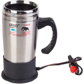 Resim Empressco 12V Araç Su Isıtıcı, Pratik ve Taşınabilir Kettle, Beyaz Renk 