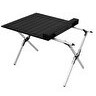 Resim Kamp Ayısı Katlanabilir Alüminyum Çantalı Large Kamp Ve Piknik Masası - Siyah 