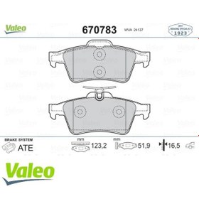 Resim VALEO 670783 ARKA BALATA FOCUS II CMAX 03- CONNECT 02- LAGUNA I 