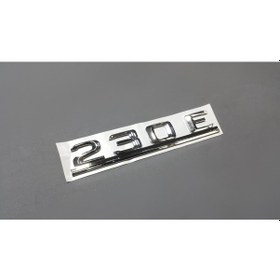 Resim Mercedes E Serisi W124 1984-1993 230e Bagaj Yazısı Krom 