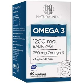 Resim Naturalnest Omega 3 -1200Mg 60 Softgel Kapsül 