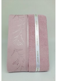 Resim Özdilek Ditsy Havlu 4 Adet - Pembe Mürdüm Çok Renkli 