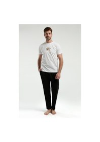 Resim Arnetta Erkek Beyaz Pijama Takımı 5274-47444 Beyaz 