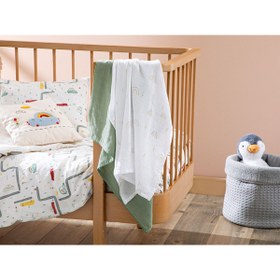 Resim English Home Rainbow Pamuklu 2'li Bebe Müslın Set 65x65 Cm Yeşil 
