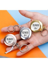 Resim Kırmızı 1 Adet-uygun Dıy Mini Mezura Taşınabilir Dekorasyon 2 M Yumuşak Çelik Bant Anahtarlık Ölçüm Cetveli Ölçüm Bandı Hassas 