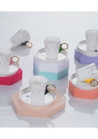 Resim Acar Grove Porselen 6 Lı Kahve Fincan Takımı 90 Ml MXG-011833 