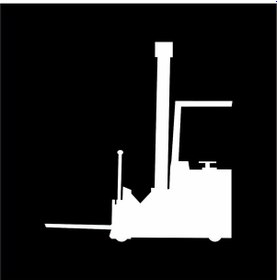 Resim Forklift Boyama Şablonu Forklift Şablonu Forklift Boya Sembolü İmalatı 100x100 Cm Fb-2-100100 