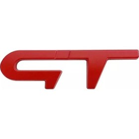 Resim Gt Kırmızı Yeni Nesil Bagaj Yazısı 3m 3d Abs Opel Zafira 
