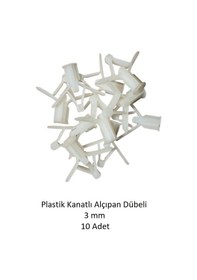 Resim Plastik Kanatlı Alçıpan Dübeli 3 Mm, 10 Adet 