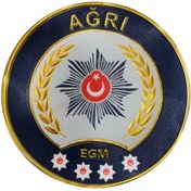 Resim ÇUKUROVA ÜTÜ AĞRI P o l i s Kol Arması 3D Plastik TPU, Yeni Tip, Cırtlı, Standart Ölçü, 1.sınıf Kalite 