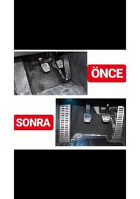 Resim Jetta Mk5 Golf 5-6 Scirocco Leon Mk2 Krom Pedal Seti 