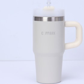 Resim 14oz Vakumlu Yalıtımlı Spor Su Şişesi, Tutma Sapı ile, 304 Paslanmaz Çelik, Taşınabilir, Geniş Ağız, BPA'sız, Kapaklı, Pipetli, Noel, Şükran Günü, Sevgililer Günü, Ramazan, Yeni Yıl için 
