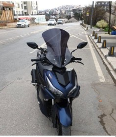 Resim Motocam Motolüx Ist 34 Ön Cam 2025-2026 Model 54cm Siyah Renkli 4mm 