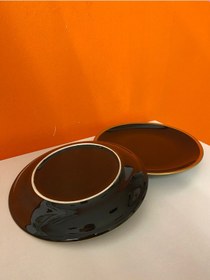 Resim Efegil 6'lı Pasta Tabağı Siyah 