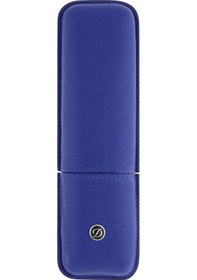 Resim S.t. Dupont Indigo Mavi 2li Kalem Kılıfı 7132 