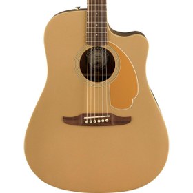 Resim Fender Redondo Player Elektro Akustik Gitar - Bronze Satin / Walnut 