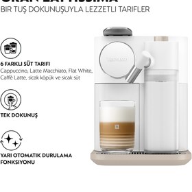 Resim Nespresso F541 Gran Latissima Süt Çözümlü Espresso Kahve Makinesi,Beyaz 