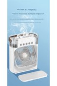 Resim instatech 600 ML Taşınabilir Buzlu Fan nemlendiricili USB sessiz vantilatör serinletici Fan masaüstü ofis için 