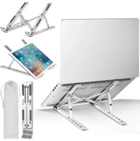 Resim -Kaymaz Tabanlı Ayarlanabilir Laptop Standı, 