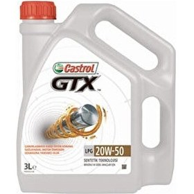 Resim Castrol GTX 20W-50 3 Litre Motor Yağı (Üretim Yılı: 2024) 