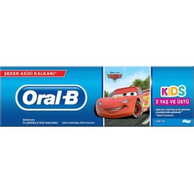 Resim Oral-B Kids Cars Serisi Çocuk Diş Macunu 75 ml (3+Yaş) 