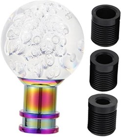 Resim ULTECHNOVO 1 Set Vites Kolu Topuzu Topuzu Adaptörü Araba Için Kristal Kolay Kurulum M10 Uyumlu 