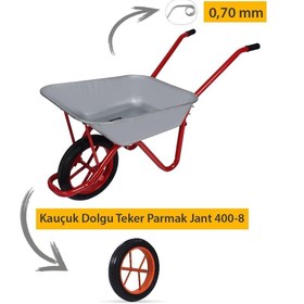 Resim Genel Markalar Adalı Galvanizli Afrika Demonte El Arabası 0.70mm Sac Dolgu Teker Parmak Jant 
