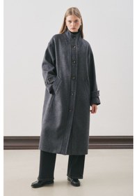 Resim Manuka Raı Oversıze Kaban Lacivert 