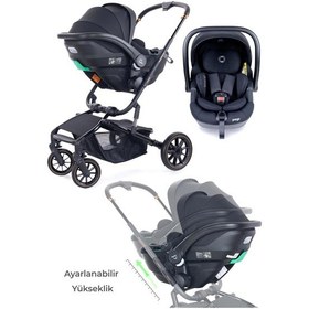 Resim Prego Maybach İ-size Uv Tenteli Bebek Arabası Siyah 2405 