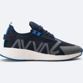 Resim Avva Erkek Lacivert Baskılı Esnek Taban Sneaker Ayakkabı A31Y8039 