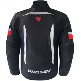 Resim Motoanl Motosiklet Montu 4 Mevsim Full Koruma Özel Oxford 600-d Kumaş Motor Mont Red 