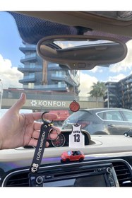 Resim S&E TASARIM Brooklyn Otomobil Dikiz Süsü Harden 13 Çift Yönlü Dikiz Süsü,oto Anahtarlık 