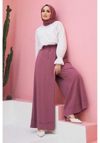 Resim 1155-Acelina Pantolon Etek Lila Çok Renkli 