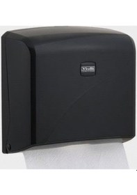 Resim Vialli K2b Z Katlı Kağıt Havlu Dispenseri Siyah 