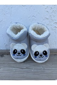 Resim Huzurlu Adımlar PANDALI GRİ ÇOCUK PANDUF 