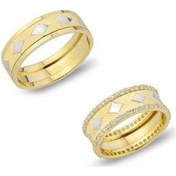 Resim Alyans Elişi Yüzük 7,02 Gram 14 Ayar Altın 