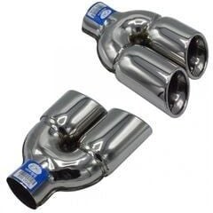 Resim Universal Krom Egzoz Ucu Çiftli S Model Sol Çıkış 76×100 800-004L 