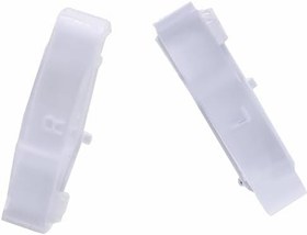 Resim NA PSP 2000 PSP 3000 Sol ve Sağ Düğmeler için Deal4GO L R Tetik Düğmesi Değiştirme - Şeffaf Beyaz 