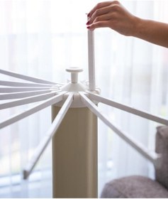 Resim House Plus Hely Açılıp Kapanabilir 360 Dönebilen Kurutmalık Askısı Bej Krt57058-4 Bej 