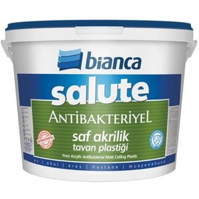 Resim Bianca Salute Parfümlü Saf Akrilik Tavan Boyası 10 Kg Beyaz 