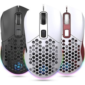 Resim Dancemonkey Çift Modlu Kablosuz, Hafif Tasarım, Rgb Aydınlatmalı, 4800dpi Oyun Faresi Diğer 