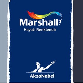 Resim Marshall Tavan Boyası Beyaz Ekstra Beyaz Yüksek Kapatıcı Mat Tavan Boyası 1 Kg 