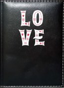 Resim Promosyon Denizi I Love You 3 Görselli Siyah Ruhsat Kabı 