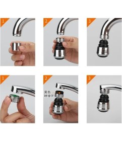 Resim Larimar Su Tasarruflu 2 Modlu Musluk Başlığı Kısa 