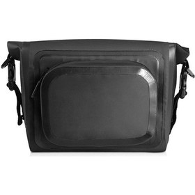 Resim Süper Islaklık Tutan Bisiklet Ön Çantası, Pvc Malzeme, Dayanıklı, Geniş Depo Alanı, Günlük Kullanım İçin Siyah Siyah Siyah 