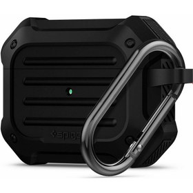 Resim Spigen AirPods Pro (1. nesil) Kılıf Tough Armor Black - ASD00537 