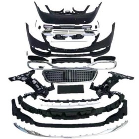 Resim OLED GARAJ Mercedes W222 İçin Uyumlu S Serisi Maybach Body Kit 2014-2020 