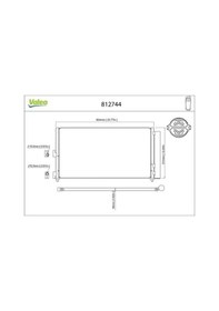 Resim Fiat Idea Klima Radyatoru 1.4 2005-2008 Valeo 812744 
