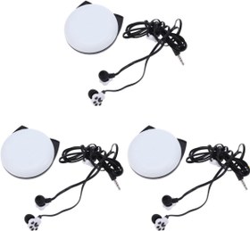 Resim Gatuida 3 adet karikatür kulaklık, kulak, kablolu çocuk, yavru, kız, mikrofon, USB kulaklık mikrofonu, kablolu kulaklık, stil için, kulaklık: Mm hücrede 